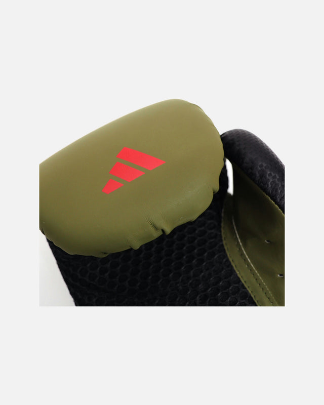 Gants de boxe Adidas Power 50 – Vert/Rouge
