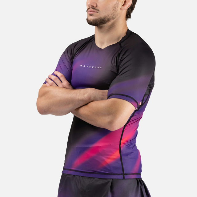 Rashguard Hayabusa Apex Nova Maniche Corte - Viola