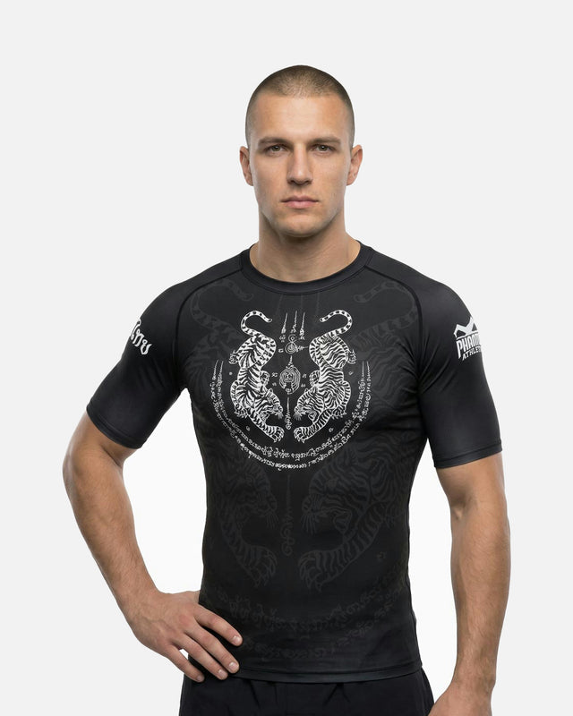 Rashguard Phantom Athletics Sak Yant – Černá/Šedá