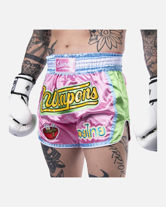 8 WEAPONS Muay Thai shorts Yummy - Lyserød
