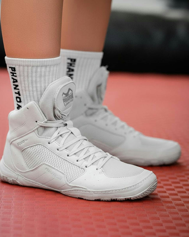 Phantom Athletics Dětské zápasnické boty Tactic – Bílé