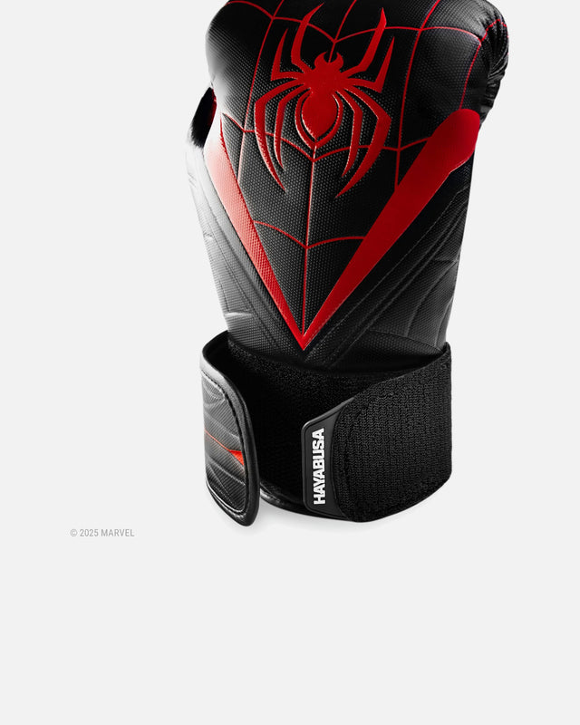 Hayabusa x Marvel Boxningshandskar Miles Morales – Svart/Röd