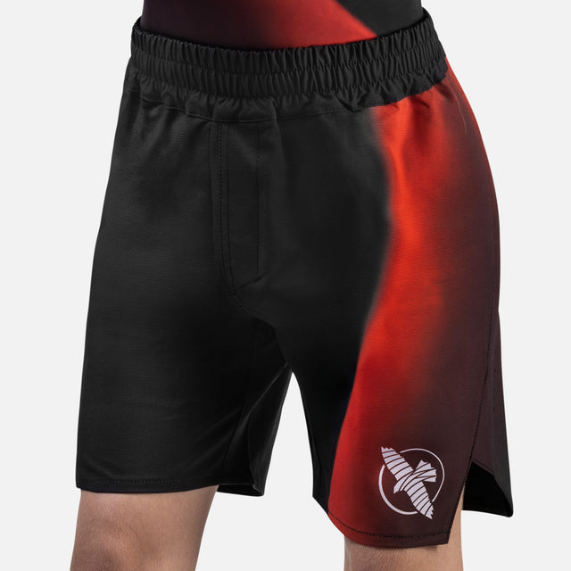 Pantaloni scurți MMA Hayabusa Apex Nova – Copii – Roșu