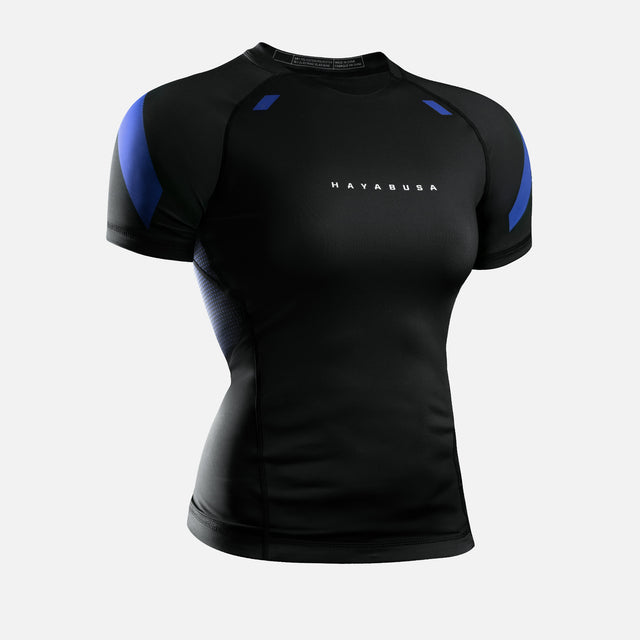 Rashguard Hayabusa Pro Ranked Mangas Curtas Mulher – Azul