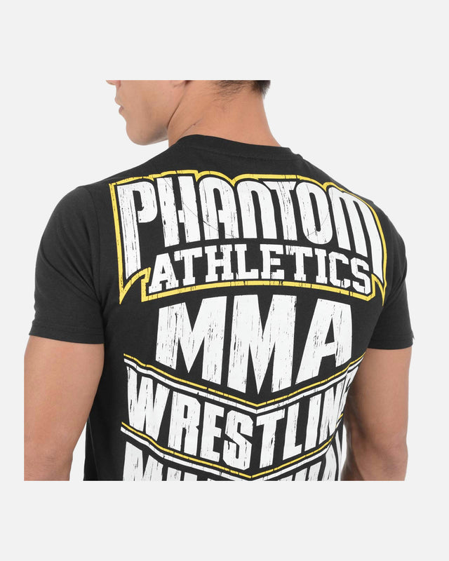 T-Shirt Phantom Athletics MMA Sports – Noir