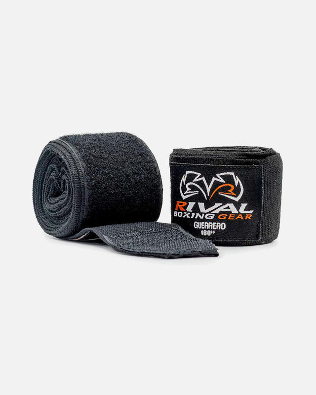 Vendas de boxeo Rival Guerrero 450 cm - Negro