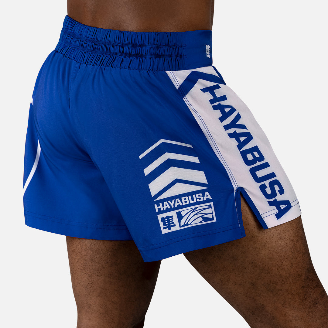 Muay Thai trenky Hayabusa Icon – Modré/Bílé