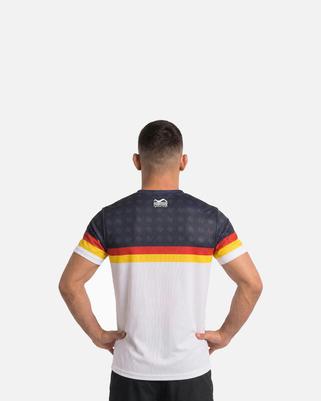 T-shirt Phantom Athletics EVO+ Germany ECP – Bianco/Nero/Rosso/Oro