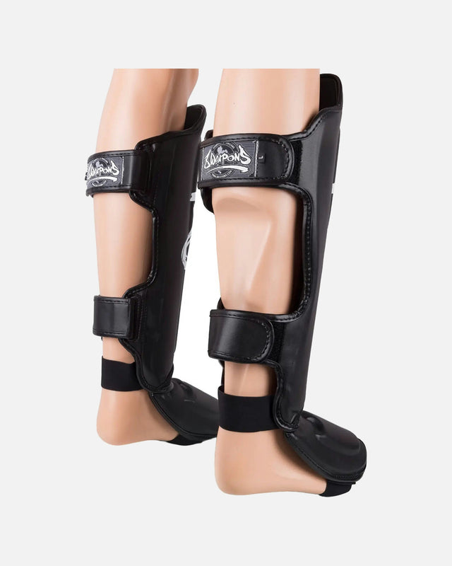 8 WEAPONS Benskydd BIG 8 Premium Shin Guards – Svart
