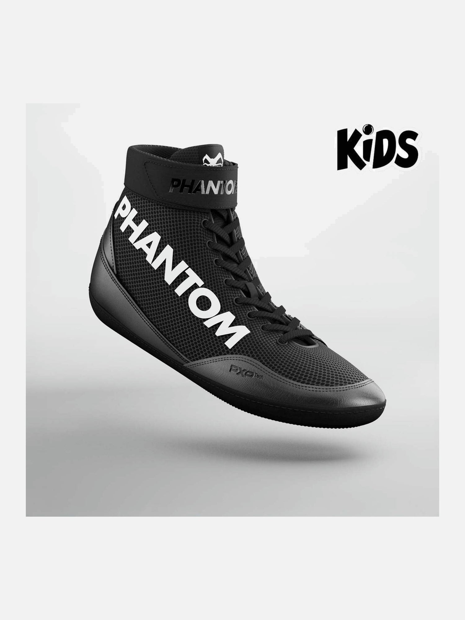 Phantom Athletics Ringerschuhe Combat Kinder – Schwarz