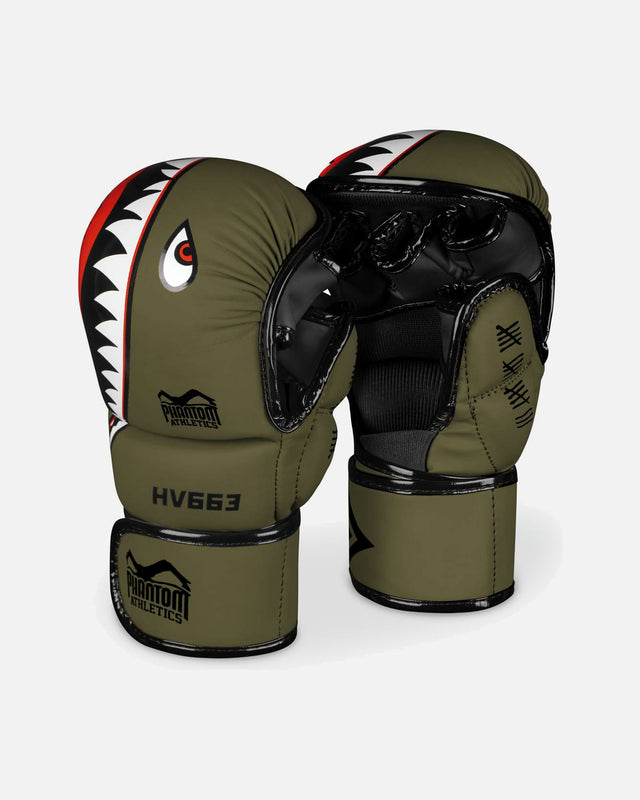 Mănuși MMA Phantom Athletics Fight Squad – Verde militar