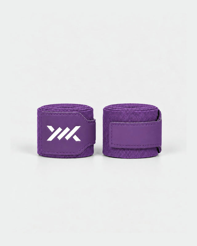 Bandes de boxe Caged Essential – Violet (sac de lavage inclus)