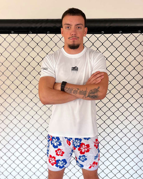 T-shirt da allenamento Phantom Athletics EVO Need Money For Training – Bianco