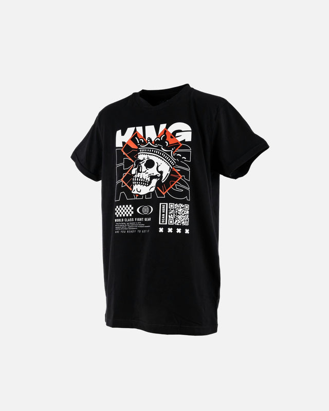 King Pro Boxing T-shirt Skull 2 – Sort