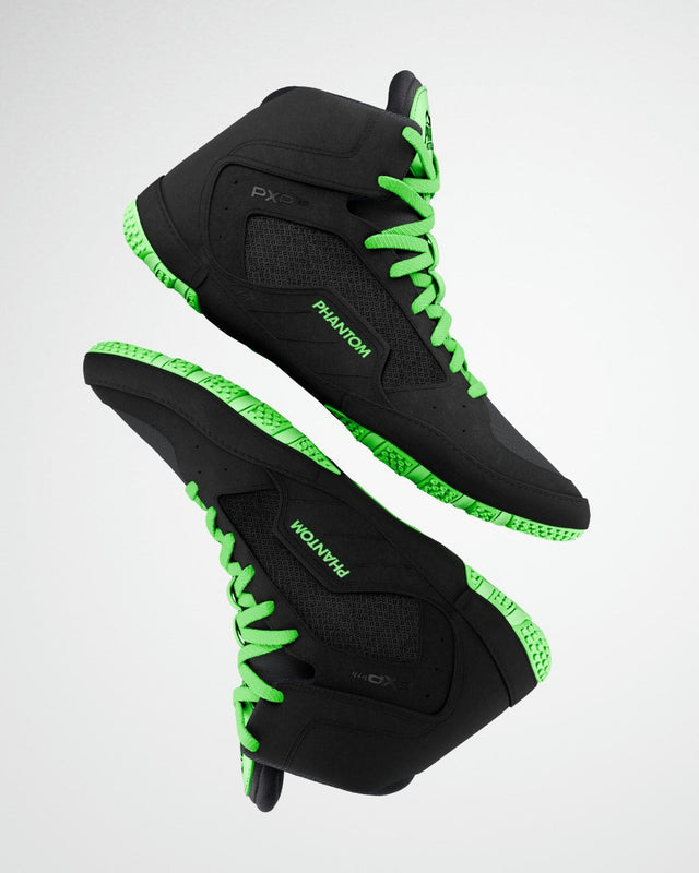 Phantom Athletics Buty zapaśnicze Tactic Dziecięce – Neon Zielone