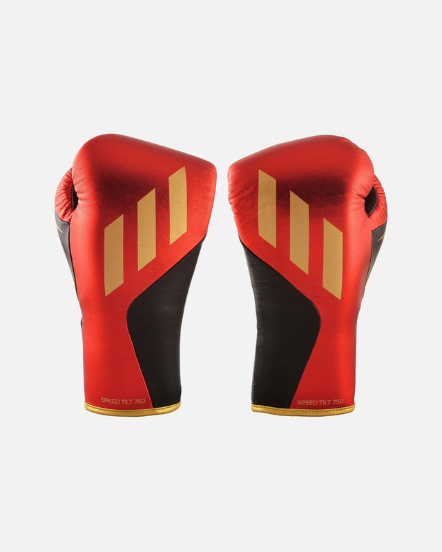 Gants de boxe Adidas Speed Tilt 750 – Rouge/Noir/Or
