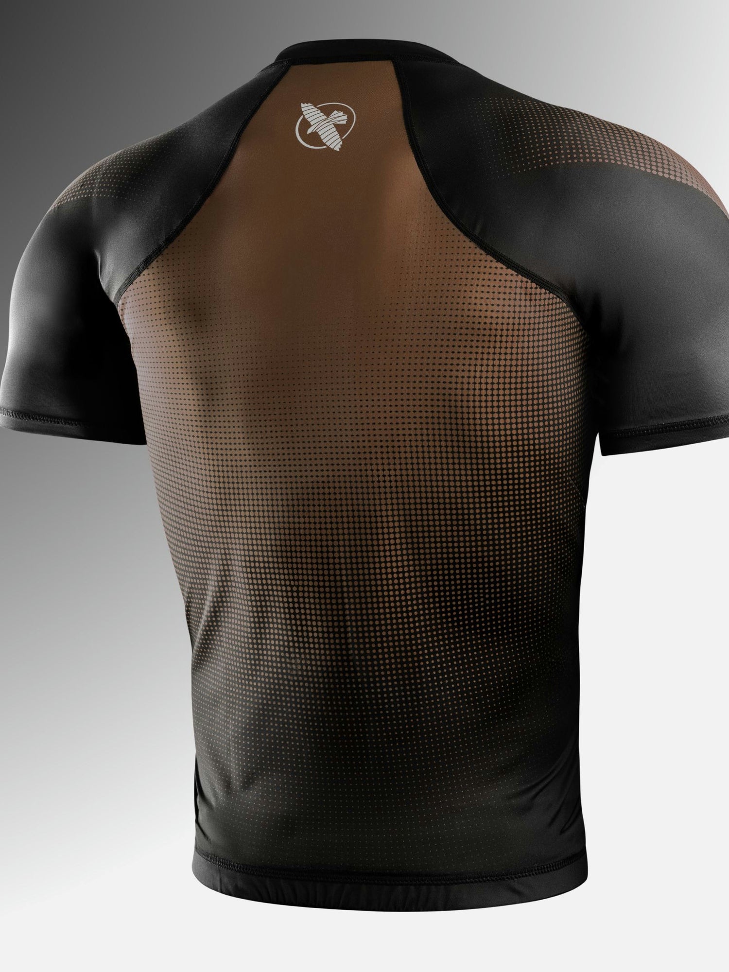 Rashguard Hayabusa Pro Ranked Maniche Corte – Marrone