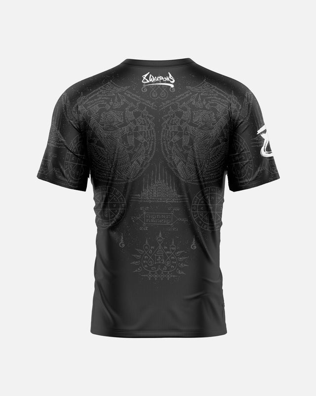 8 WEAPONS T-Shirt Hanuman Yant – Sort/Grå