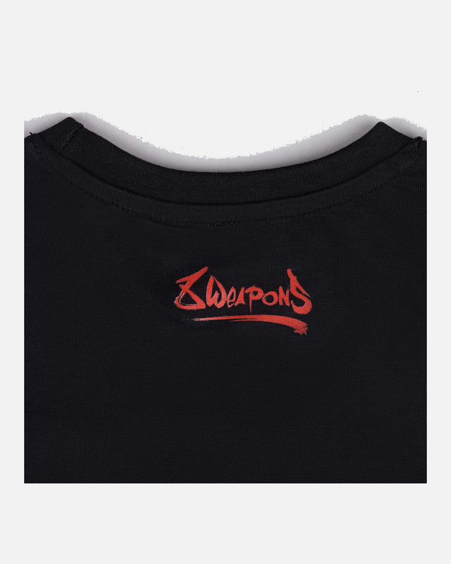 8 WEAPONS T-Shirt Joe – Sort/Rød