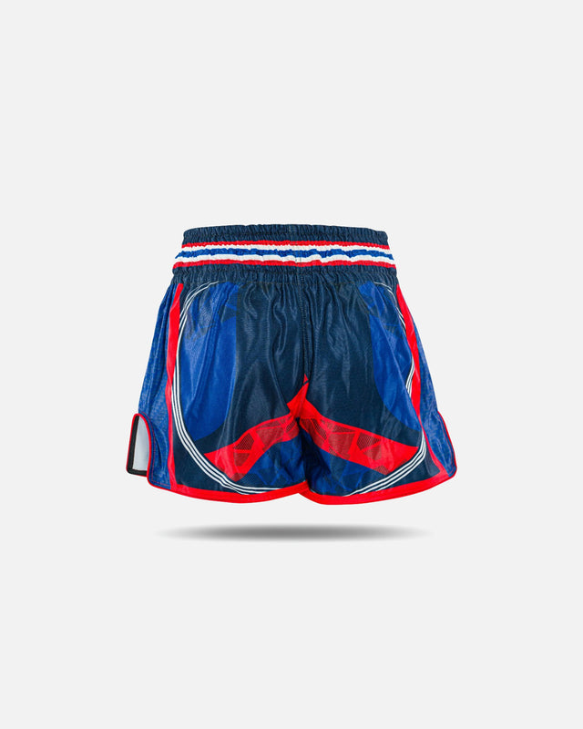 King Pro Boxing Muay Thai shorts Flag – Blå