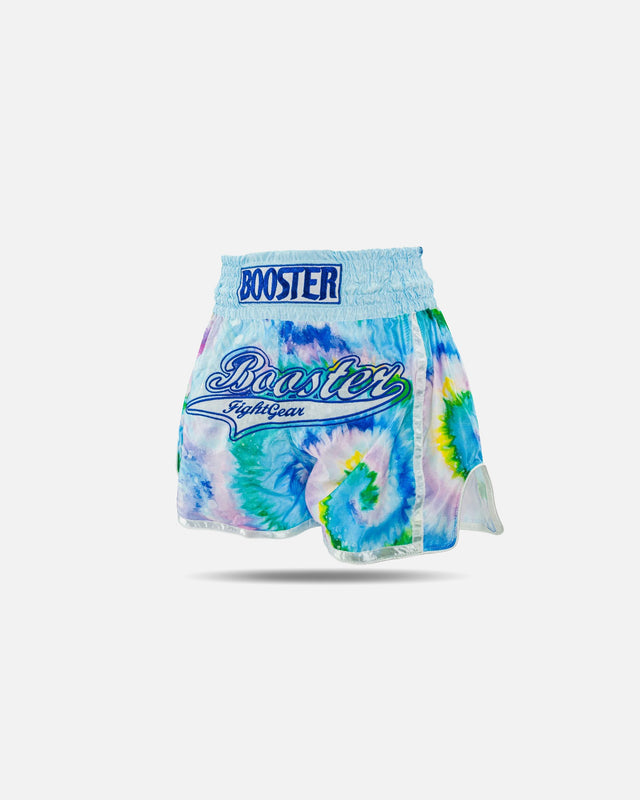 Booster Muay-Thai-Shorts TBT Swirl – Blau