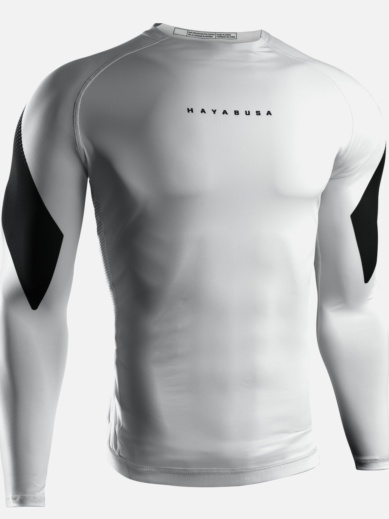 Hayabusa Rashguard Pro Ranked Lange Mouwen - Wit