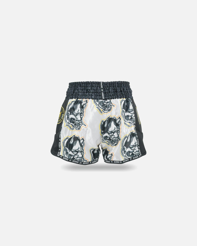 Calções de Muay Thai King Pro Boxing Demon – Branco