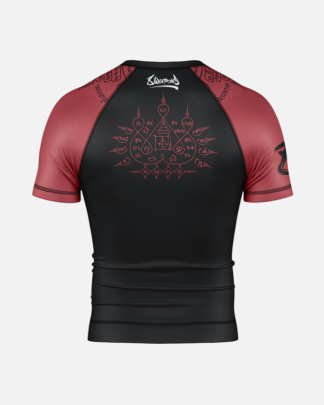 Rashguard 8 WEAPONS 8 Ways Yant 2.0 – Černá/Bordeaux