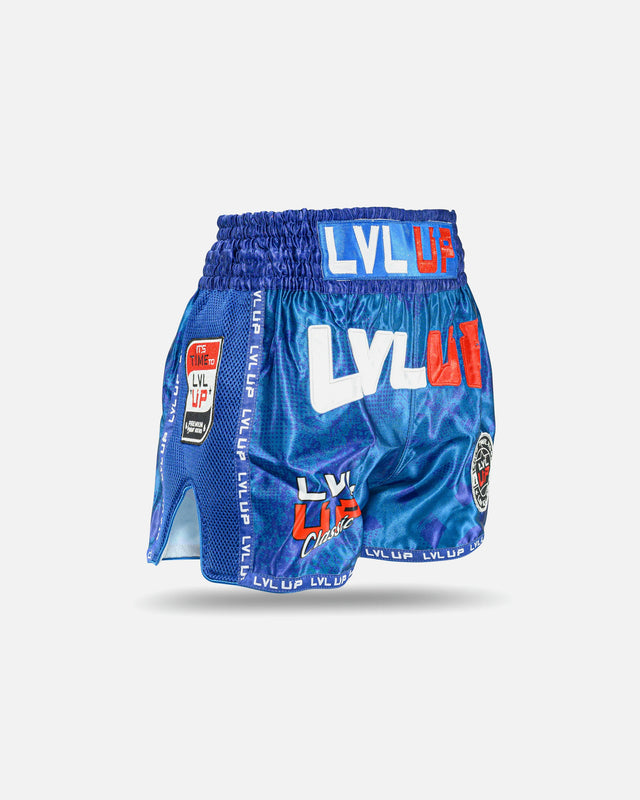 LVL UP Muay Thai shorts Stadium – Blå