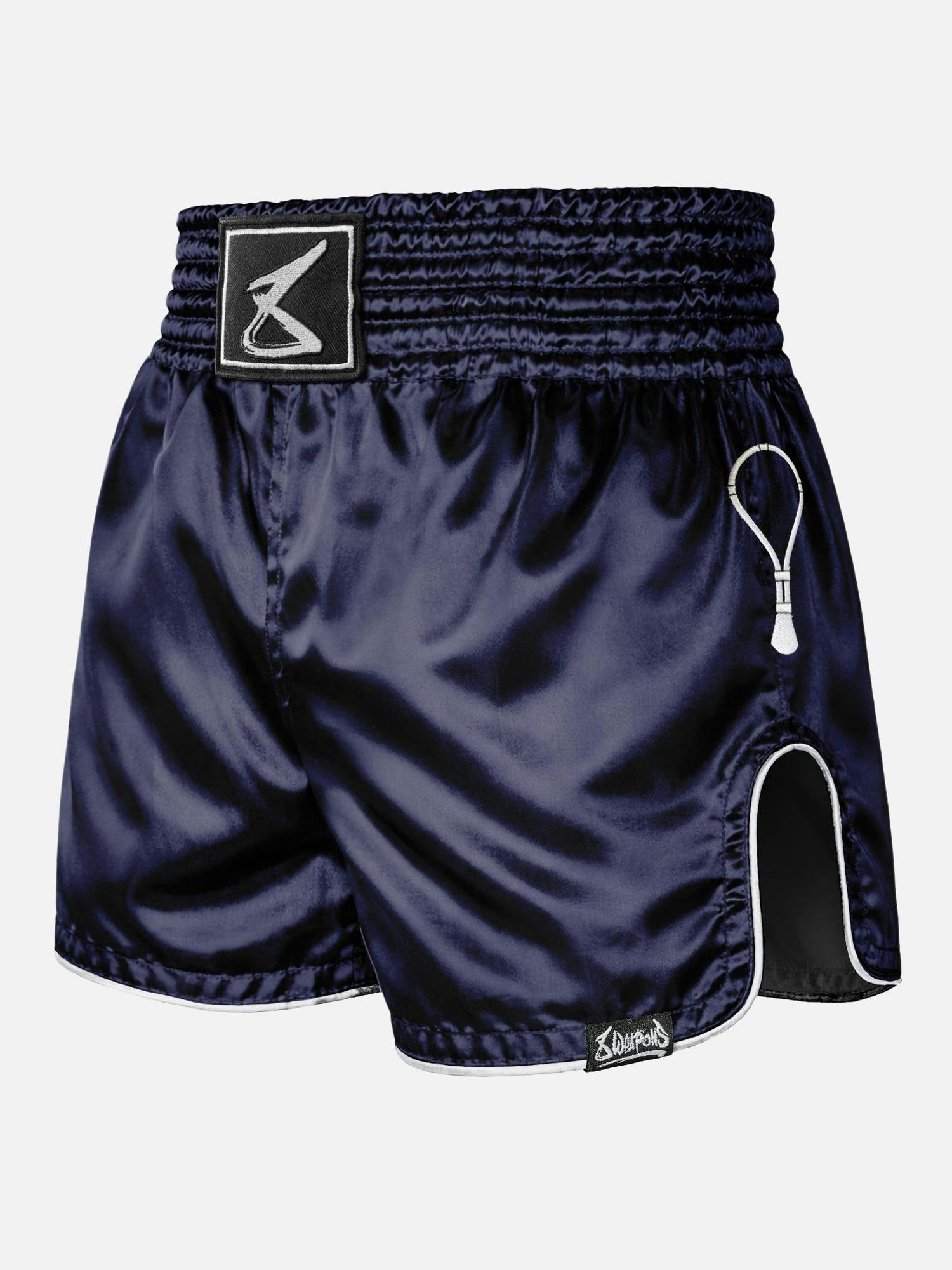 8 WEAPONS Muay Thai-shorts Mongkol – Marinblå/Vit