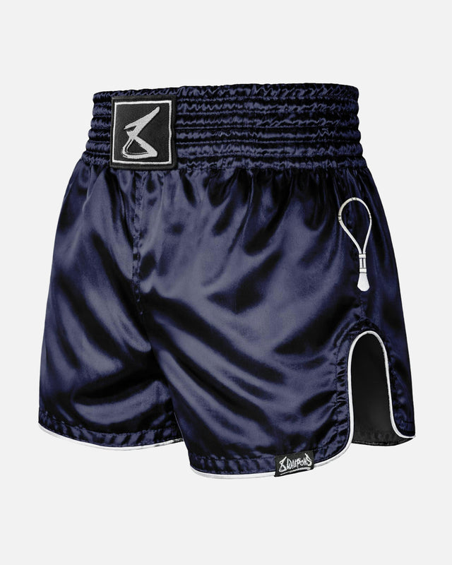 8 WEAPONS Muay Thai-shorts Mongkol – Marinblå/Vit