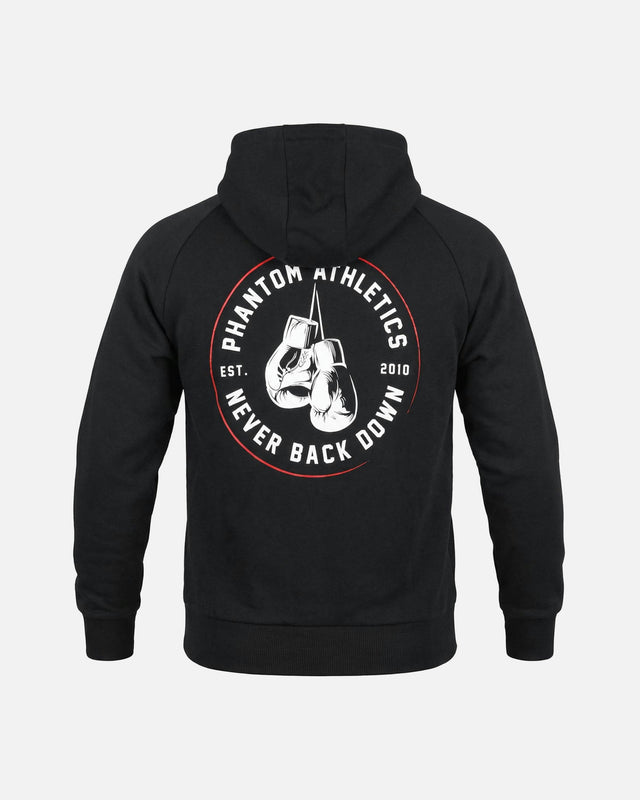 Phantom Athletics Hoodie Never Back Down - Svart