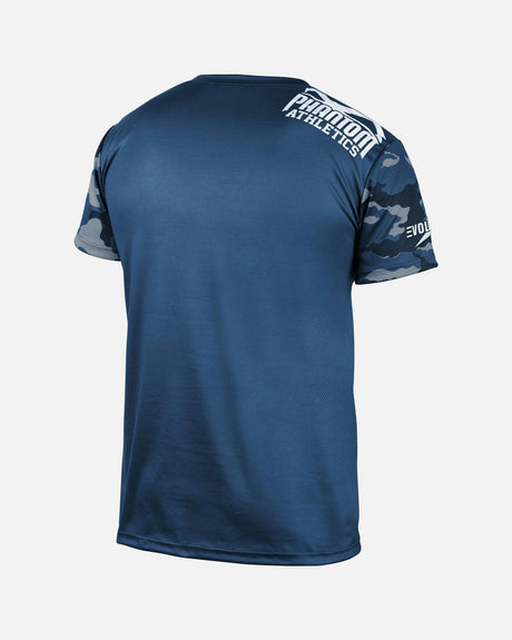 Phantom Athletics Trainingsshirt EVO Warfare – Marineblauw Camo
