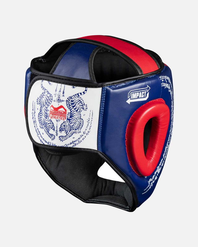 Chránič hlavy Phantom Athletics Muay Thai – Modrý