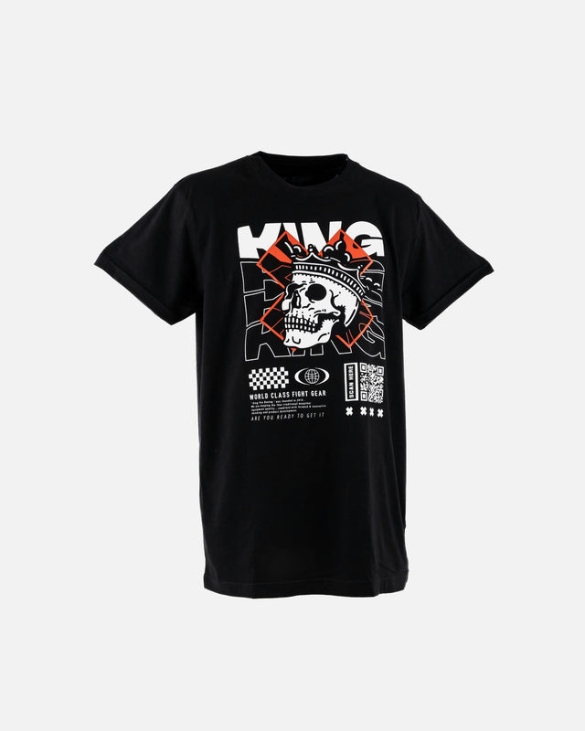 King Pro Boxing T-shirt Skull 2 – Sort
