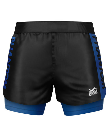 Kompresní kraťasy Phantom Athletics Compressie Shorts Fusion-R 2in1 Ranked – Fialové