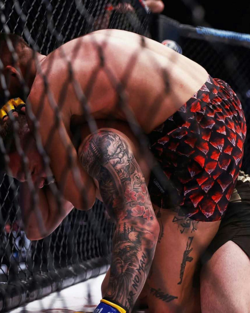 Shorts de MMA Phantom Athletics Fusion – Red Dragon