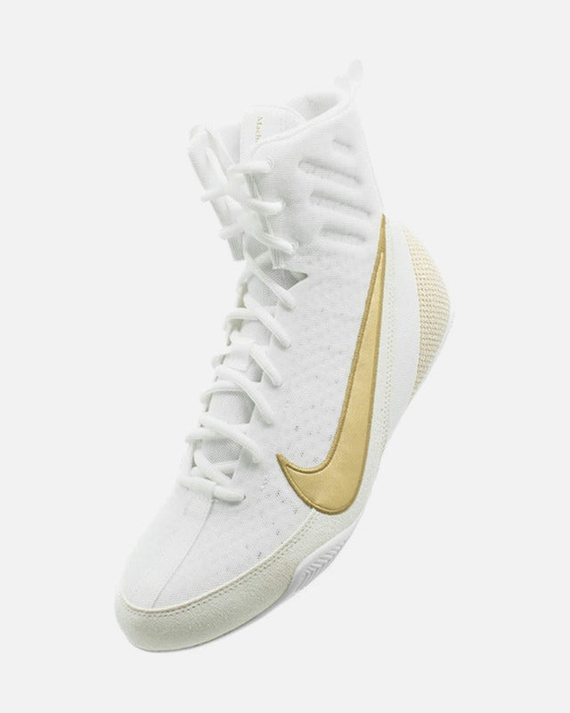 Botas de boxe Nike Machomai 3 – Branco/Ouro