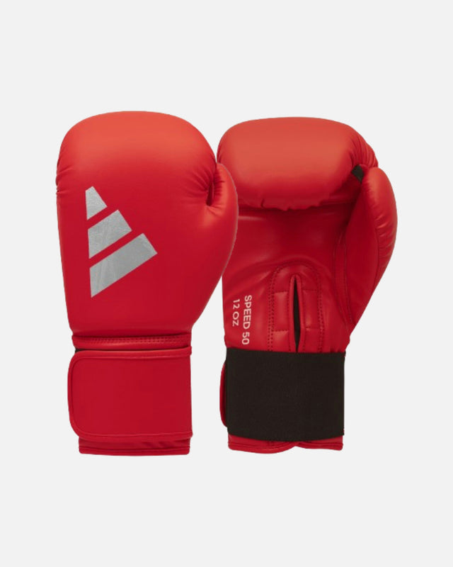 Adidas Boxhandschuhe Speed 50 – Rot/Silber