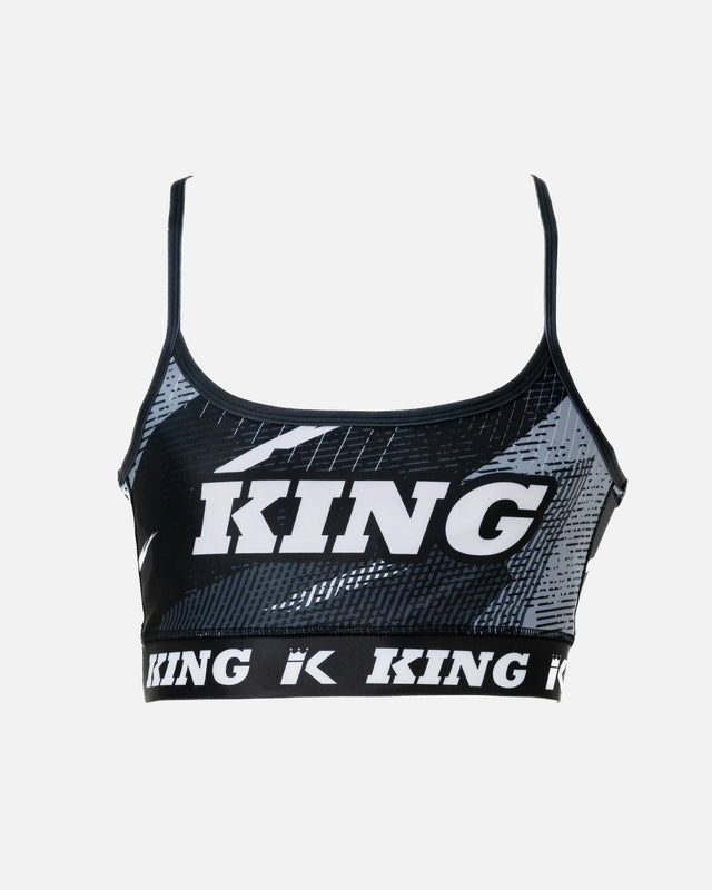 King Pro Boxing Sport Bh Shadow til kvinder - Sort