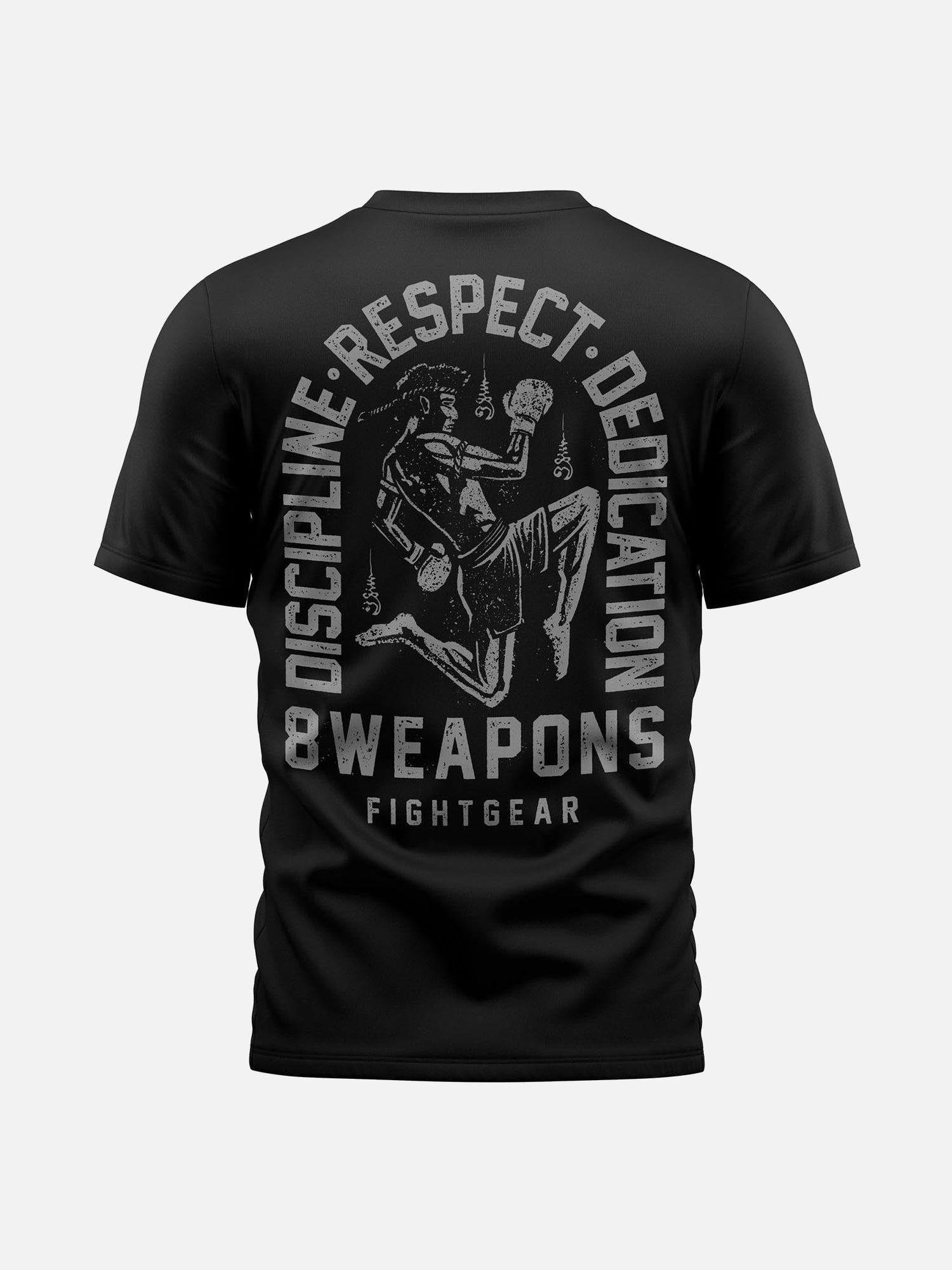 8 WEAPONS T-shirt Tombstone – Sort