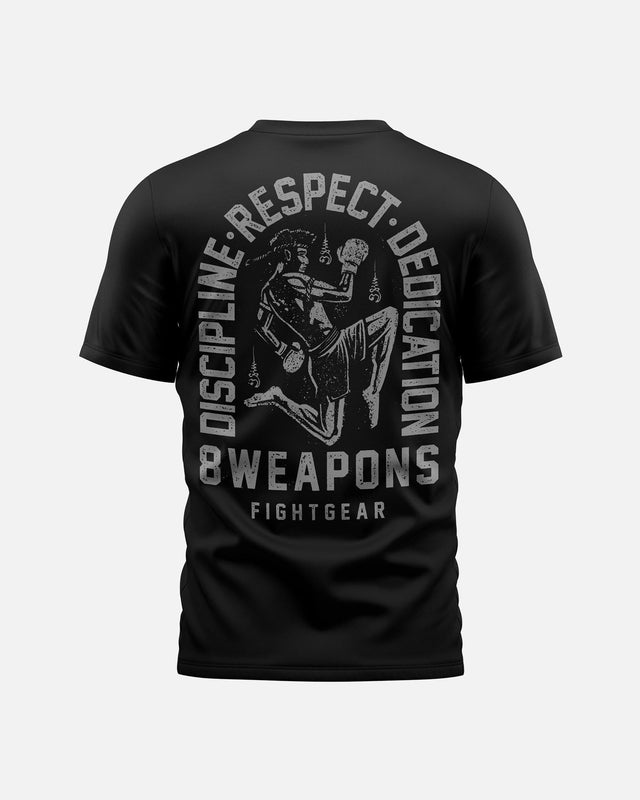 8 WEAPONS T-shirt Tombstone – Sort