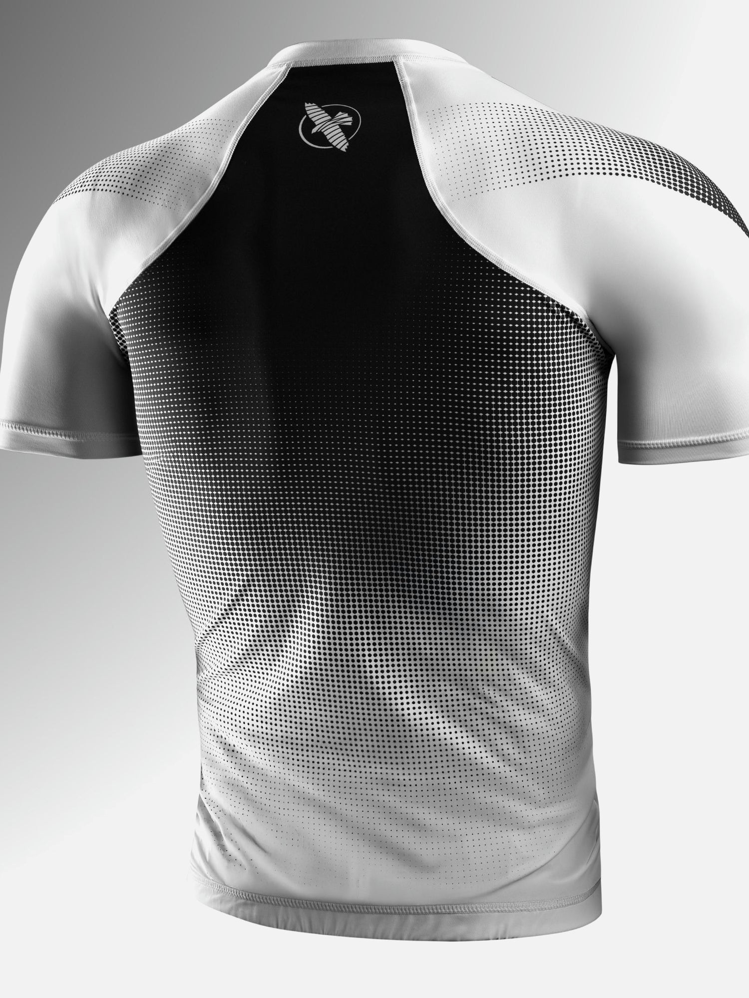 Hayabusa Rashguard Pro Ranked Krátký rukáv – Bílý