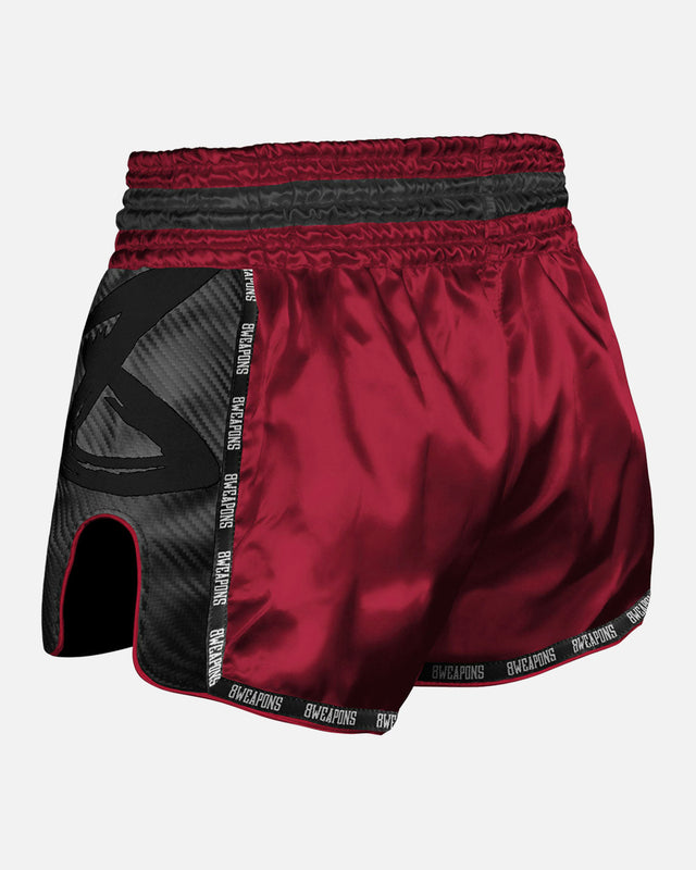8 WEAPONS Muay Thai shorts Carbon - Rød