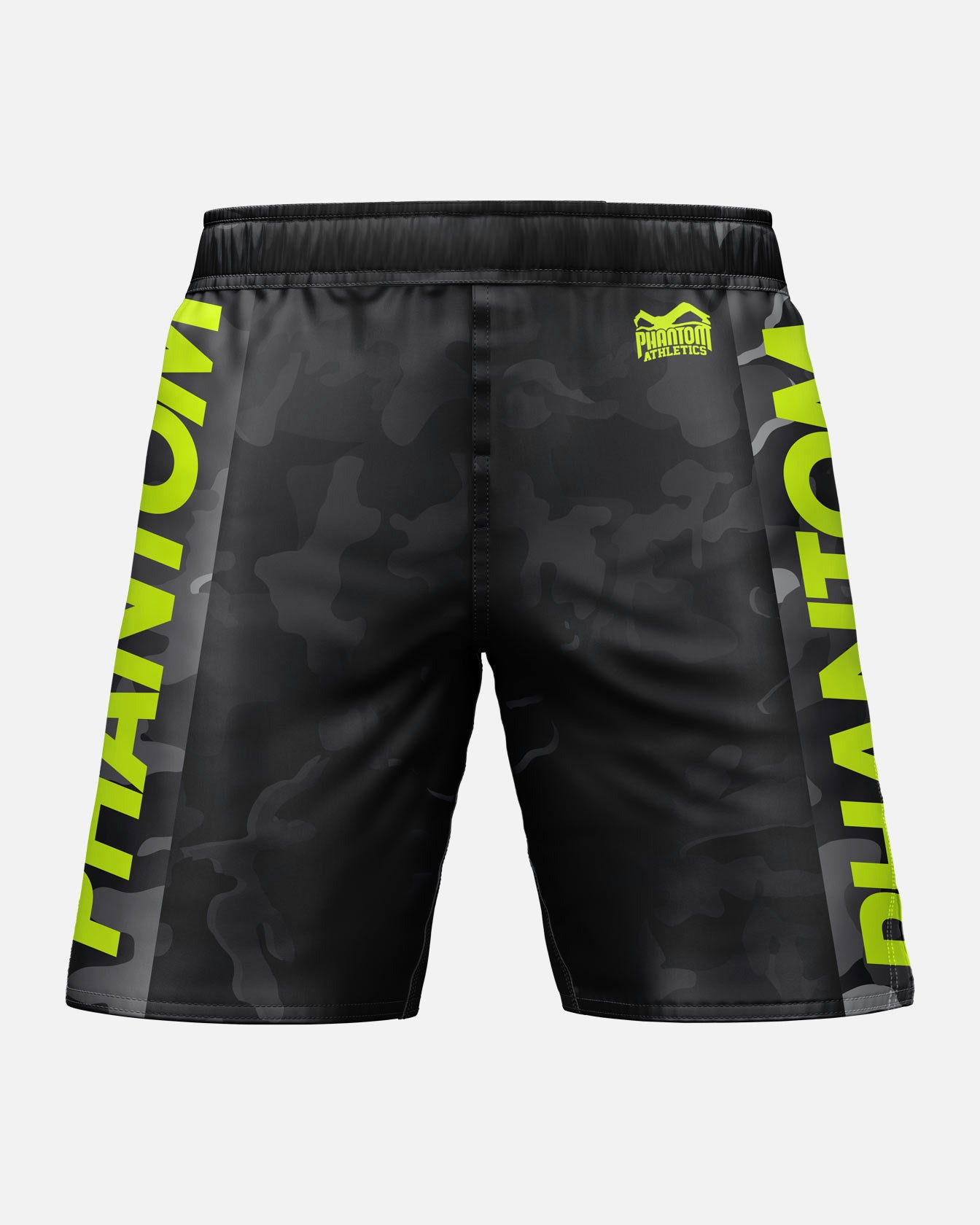 MMA trenky Phantom Athletics EVO Neon – Černá Camo/Neon