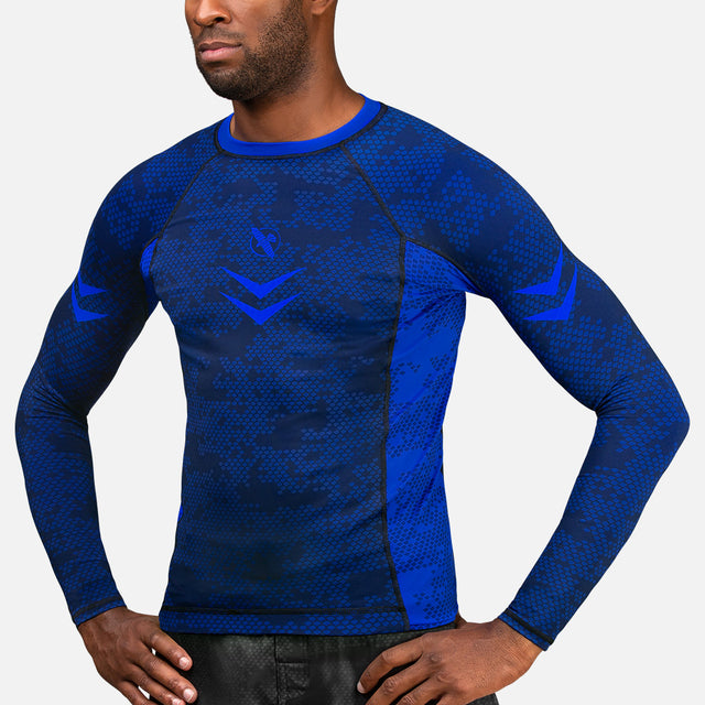 Hayabusa Rashguard Ranked Långärmad - Blå