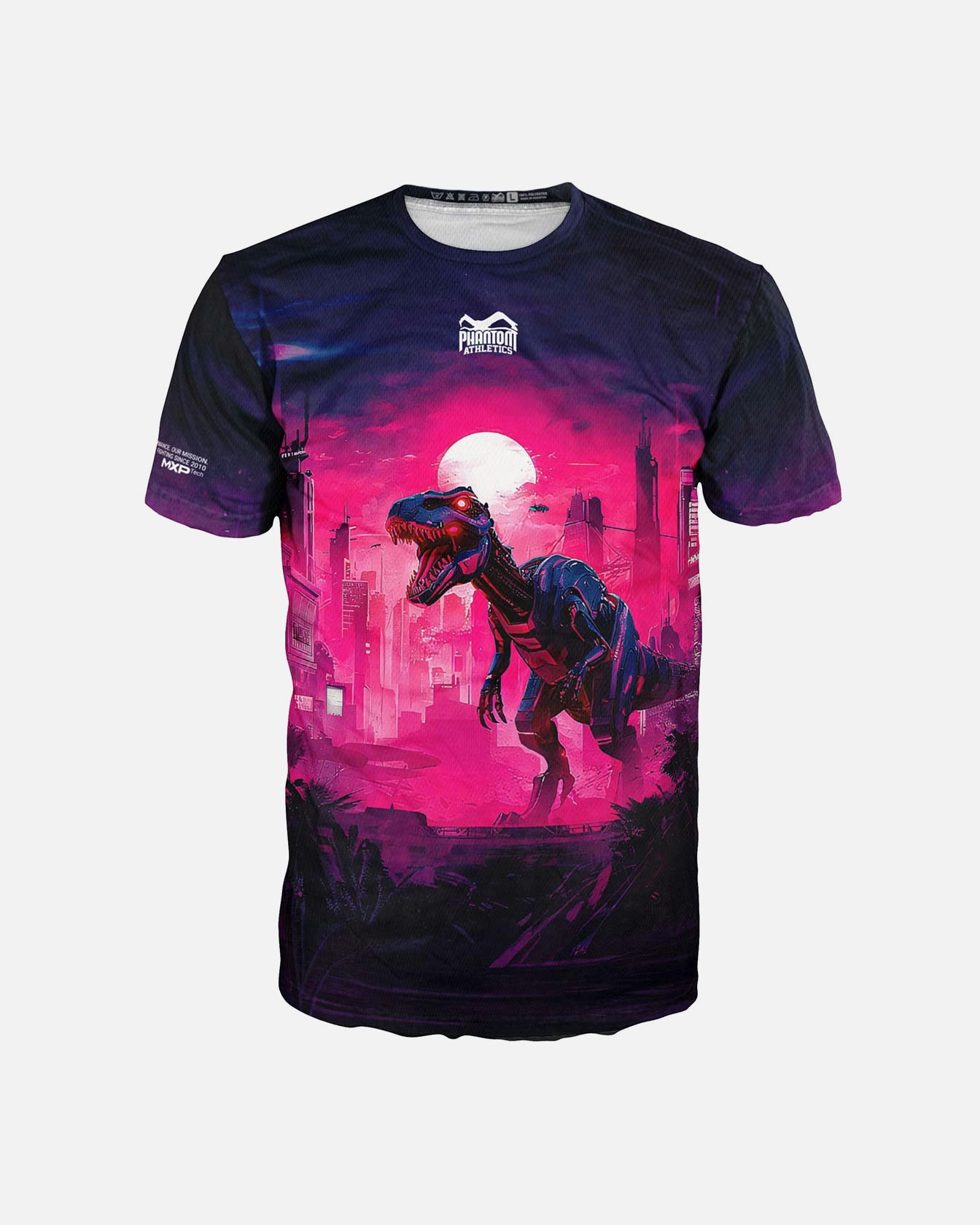 T-shirt Phantom Athletics EVO Cyber-X – Viola/Blu