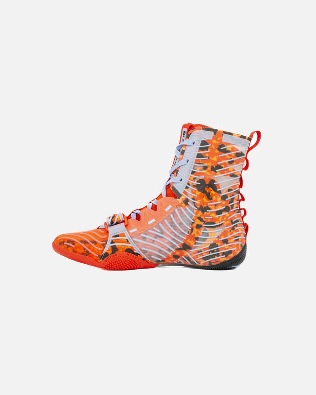 Ghete de box Nike HyperKO 3 – Roșu/Argintiu