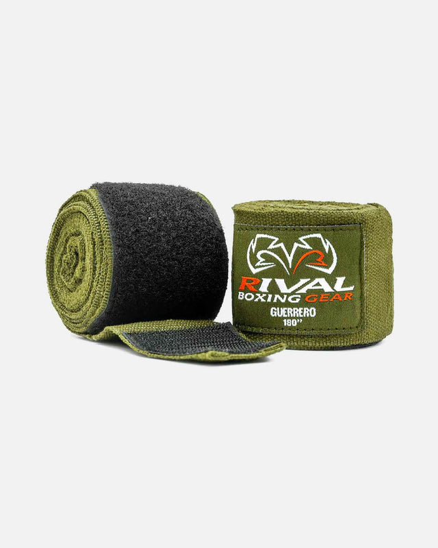 Rival Guerrero Hand Wraps 450 cm – Khaki Green