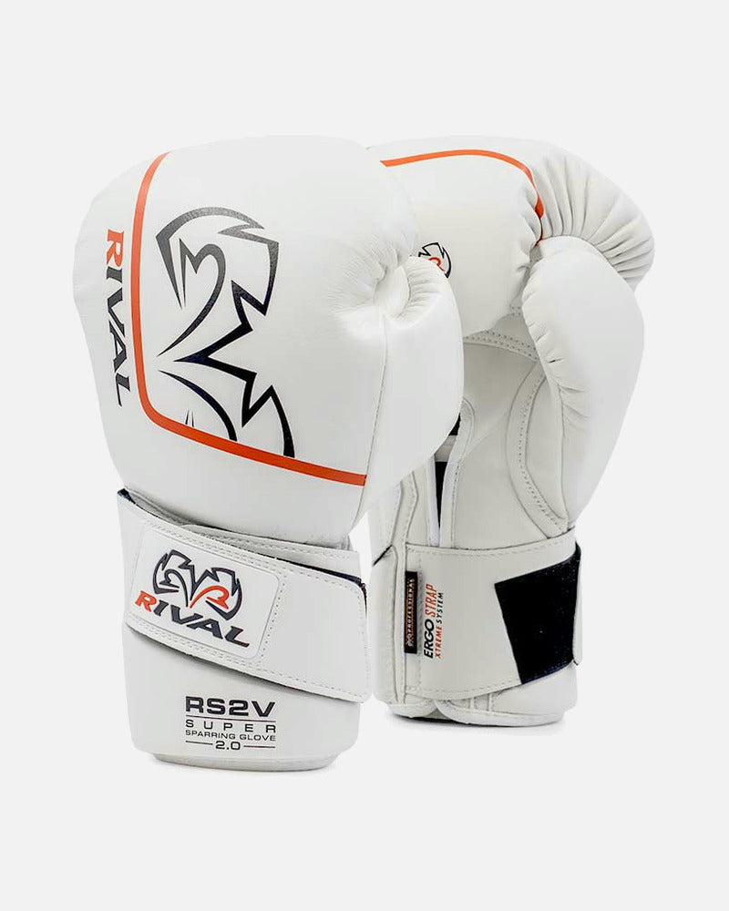 Guantes de boxeo Rival Super Sparring RS2V 2.0 – Blanco